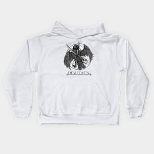 deaft heaven band Kids Hoodie